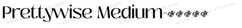 Prettywise Medium字体转换